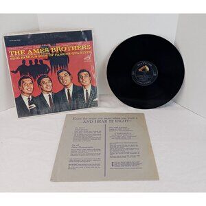 The Ames Brothers Sing Famous Hits of Famous Quartets 1959 LSP-1954 Vinyl 33 rpm